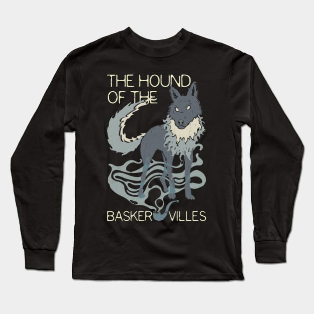 Books Collection: Sherlock Holmes Long Sleeve T-Shirt by Timone